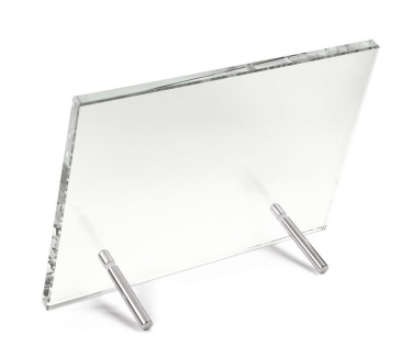 Rakt glas med hållare 250 × 220 × 10 mm, produktbild (2)