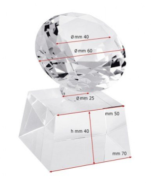 Prispokal golf diameter ond d.60 bas 70 × 70 × 40, produktbild (2)