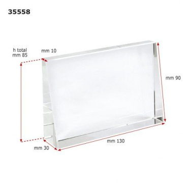 Glastrofé transparent 130 × 30 × 90, produktbild (2)