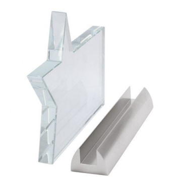 Rektangulär stjärna med aluminiumbas, produktbild (3)