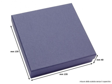 Kvadratiskt pappersvikt i glas 100 × 100 h19, produktbild (4)