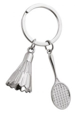 Nyckelring badminton, utan ask
