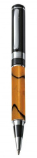 Kulspetspenna marmor orange