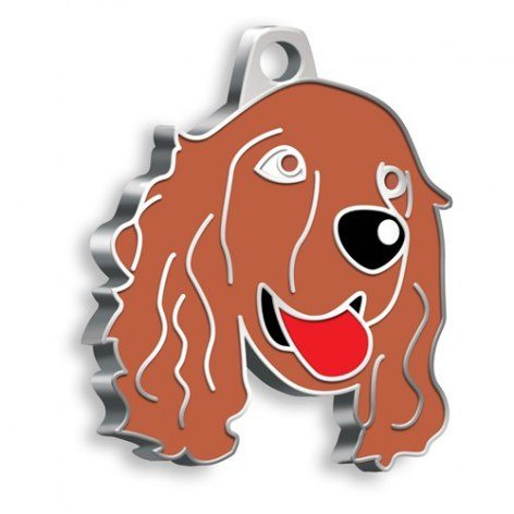 Hundnamnbricka Cocker brun, produktbild (1)