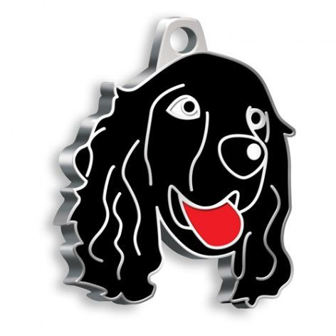 Hundnamnbricka Cocker svart, produktbild (1)