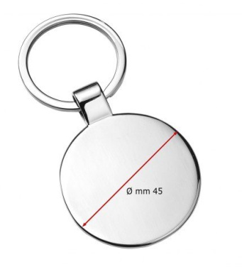 Rund nyckelring d=45mm ekolåda, produktbild (2)