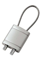 Nyckelring blank med kabel