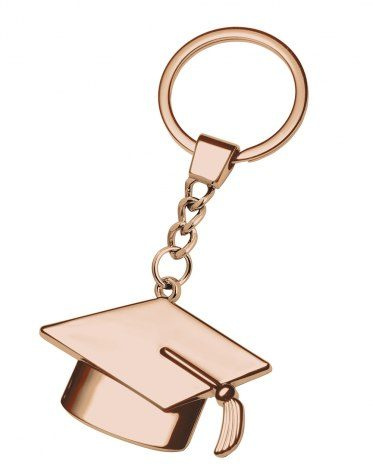 Nyckelring med roséfärgad touch, produktbild (1)