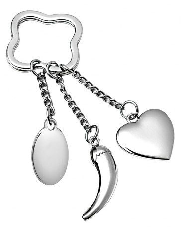 Nyckelring lycka till amulett, produktbild