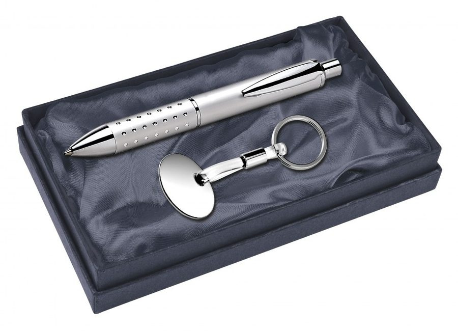 Set med penna och nyckelring, produktbild