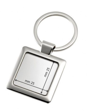 Nyckelring med fyrkantig ihålig 25 × 25 mm, produktbild (3)