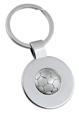 Nyckelring med halvklotfotboll, produktbild (1)