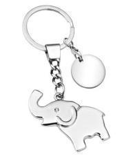 Nyckelring elefant med pollett
