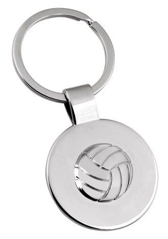 Nyckelringsdekoration halv volleyboll, produktbild (1)