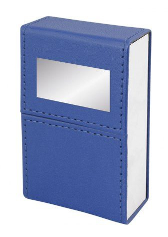 Fickfodral för cigaretter i PU-blått, produktbild (1)