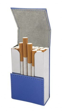 Fickfodral för cigaretter i PU-blått, produktbild (3)