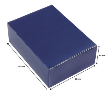 Fickfodral för cigaretter i PU-blått, produktbild (4)