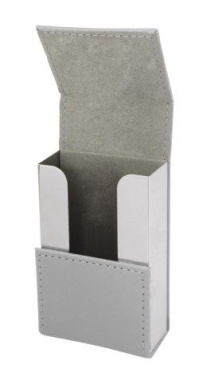 Fickfodral för cigaretter i PU grått, produktbild (2)