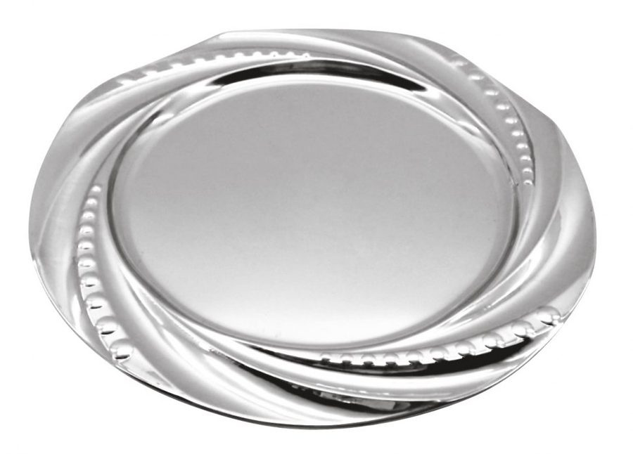 Tallrik stål d=26 cm, utan låda, produktbild (1)