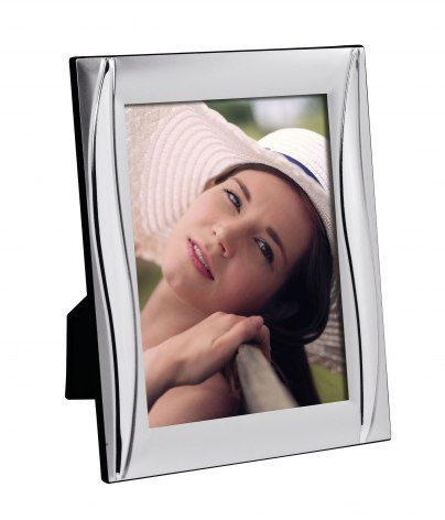 Fotoram i metall, blank satin, 13 × 18, produktbild (1)