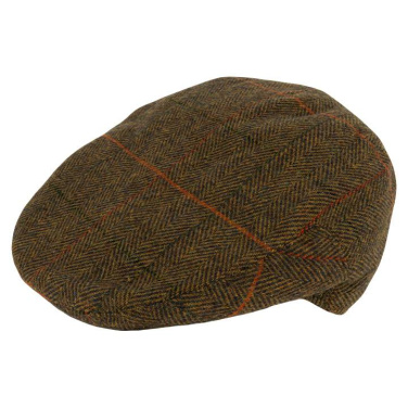 Ullblandad platt keps i tweed brun – Jack Pyke (4)