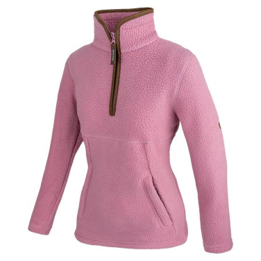 Dam Sherpa Fleece Tröja Med Halv Dragkedja I Damrosa – Jack Pyke (3)