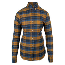 Bleasdale flanellskjorta med kraftig design, marinblå, russet