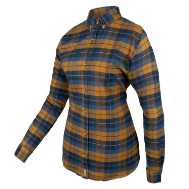 Bleasdale flanellskjorta med kraftig design, marinblå, russet – Jack Pyke (2)