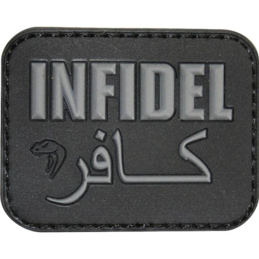 Infidel gummimotiv med kardborreband på baksidan – Viper (2)