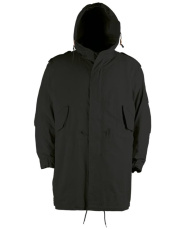 US Shell Hooded Parka M51 med Foder, Svart