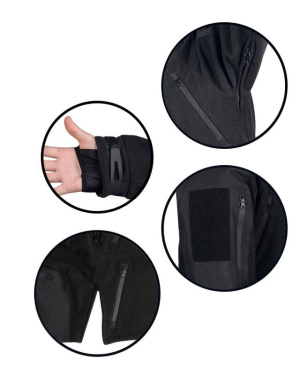 Mil-tec® Plus fleecejacka för vinterbruk, svart – Mil-Tec (2)