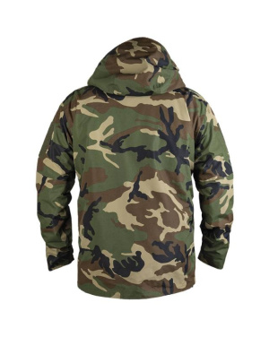 Regntät jacka med fleecejacka generation II Woodland – Mil-Tec (2)