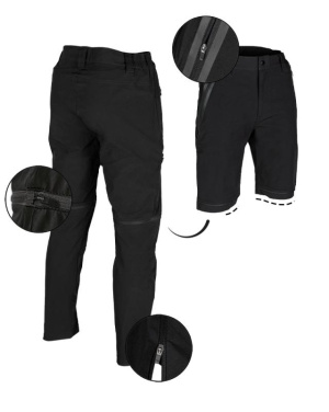 Zip-off-byxor “performance” svarta – Mil-Tec (2)