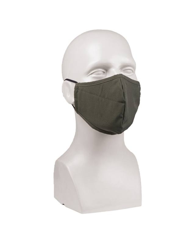Bred ansiktsmask, olivgrön – Mil-Tec (1)
