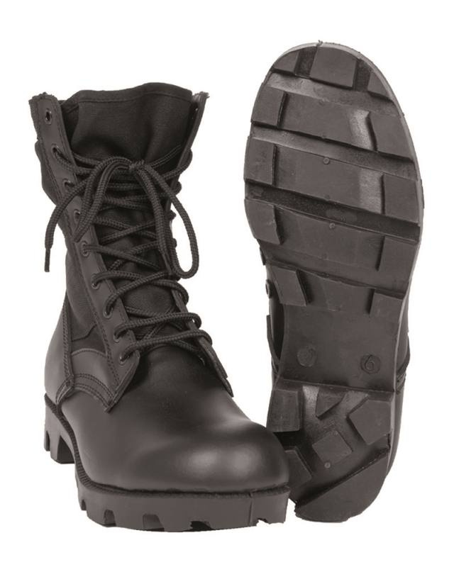 Amerikanska jungleboots 'panama' svarta – Mil-Tec