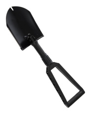 Amerikansk trippelspade Generation II med ficka 2 mm med nylonhandtag