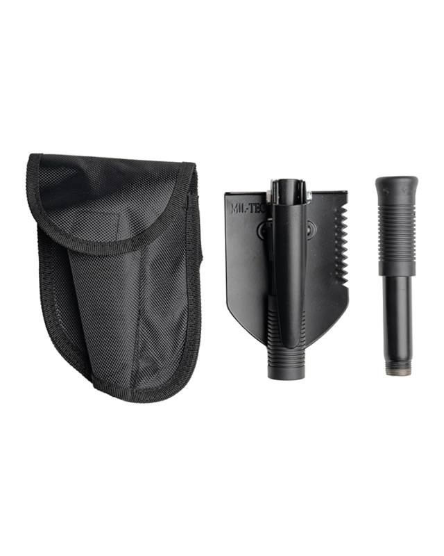 Ny mini hopfällbar spade med väska svart – Mil-Tec (1)