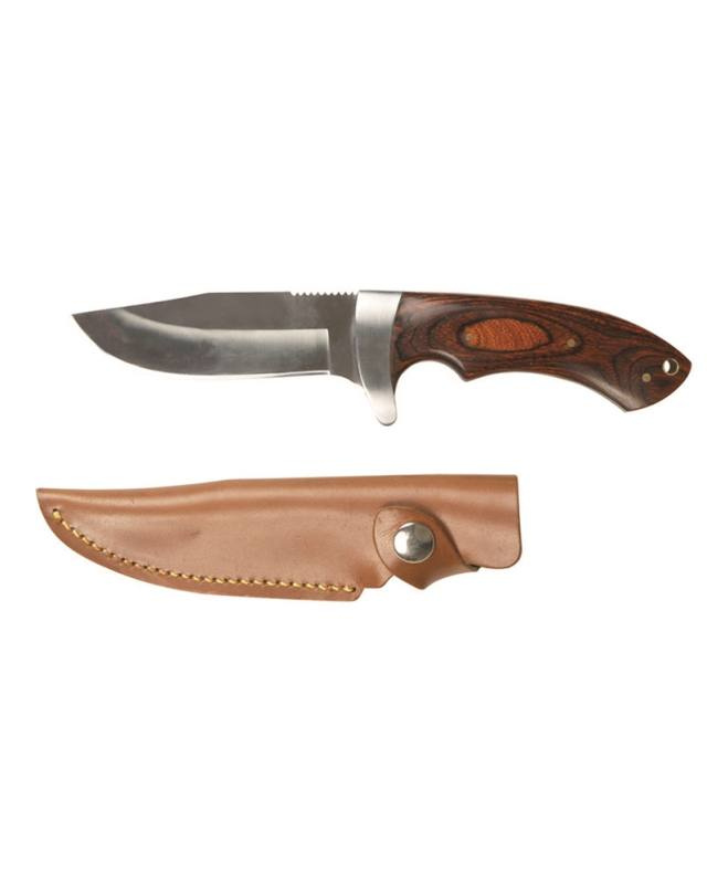 Jaktkniv med trähandtag 105 mm – Mil-Tec