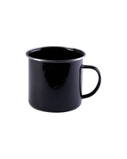 Western Emaljmugg 350 ml Svart