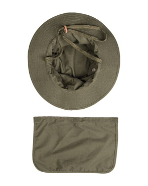 British Boonie Ripstop med Halsflik Olivgrön – Mil-Tec (2)