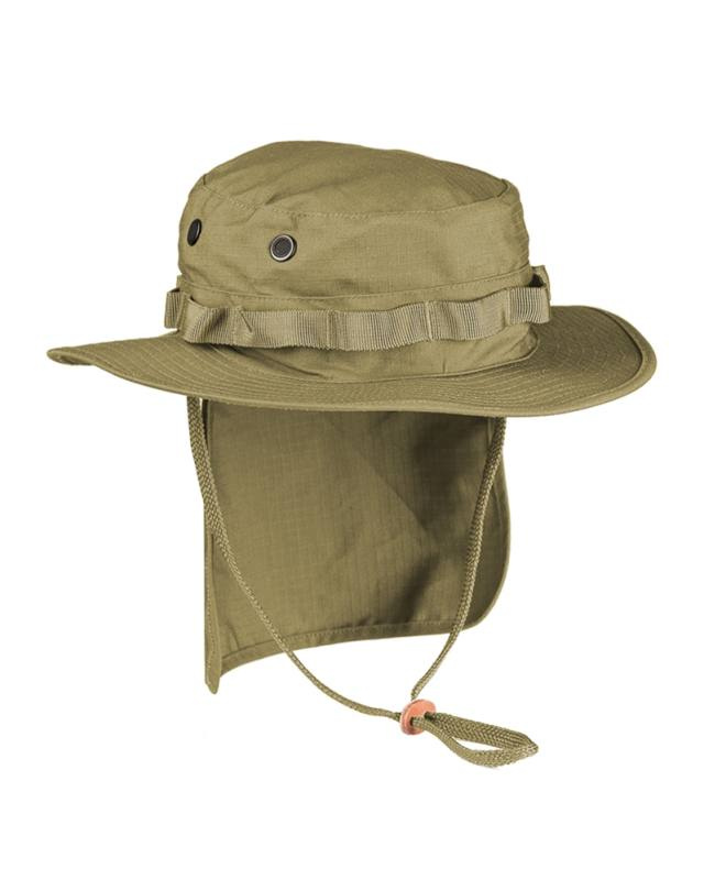 Brittisk Boonie Ripstop med halsflik, Coyote – Mil-Tec (1)