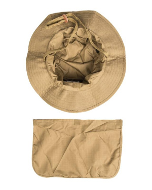 Brittisk Boonie Ripstop med halsflik, Coyote – Mil-Tec (2)
