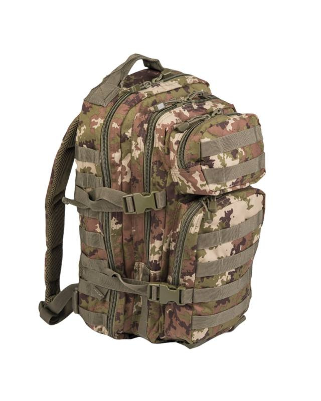 Amerikansk ryggsäck liten Vegetato Woodland kamouflagemönster – Mil-Tec (1)