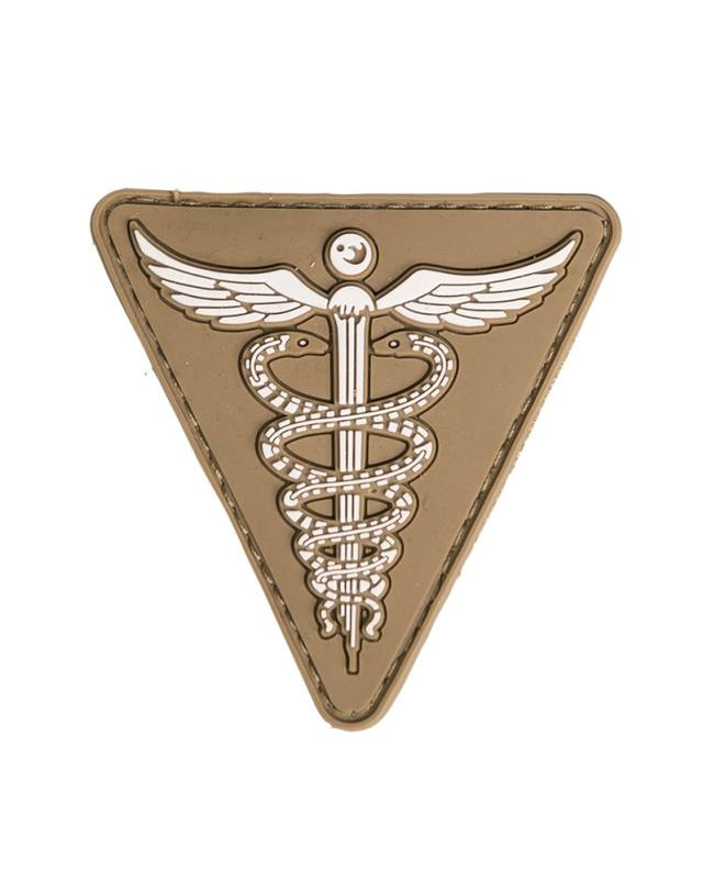 3D medicinsk PVC-lapp med kardborreband, Dark Coyote – Mil-Tec