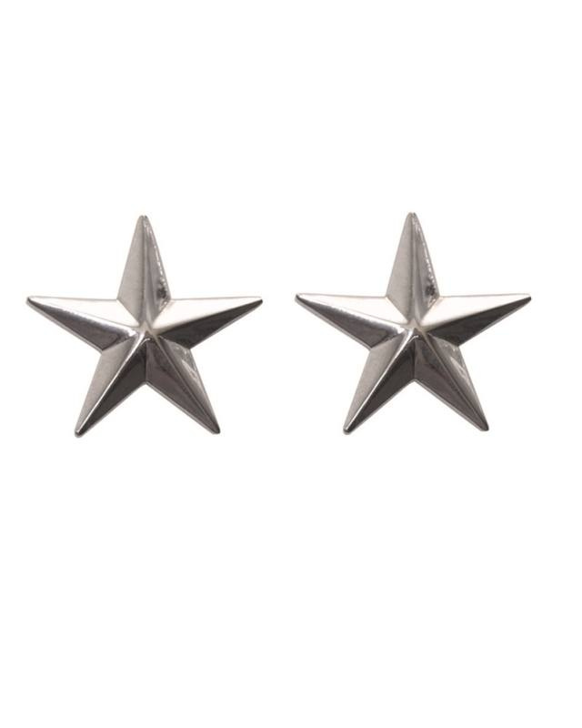 Amerikanskt rangmärke (par) 1STAR Generation silver – Mil-Tec