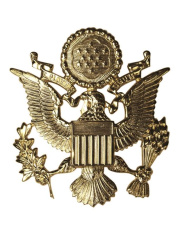 Amerikansk arméofficers mössamärke
