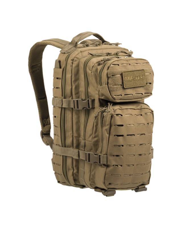 Amerikansk ryggsäck liten laserskuren, Coyote – Mil-Tec (1)