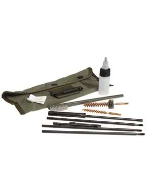 Amerikanskt rengöringskit kaliber 5.56 M16/FAMAS/G36 olivgrönt – Mil-Tec (2)