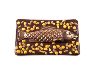XXL mjölkchoklad med fisk (fylld med salt karamell), produktbild (2)
