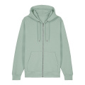Stanley/Stella Cultivator 2.0 unisex huvtröja med dragkedja, 350 g/m², ljusgrön (Aloe)